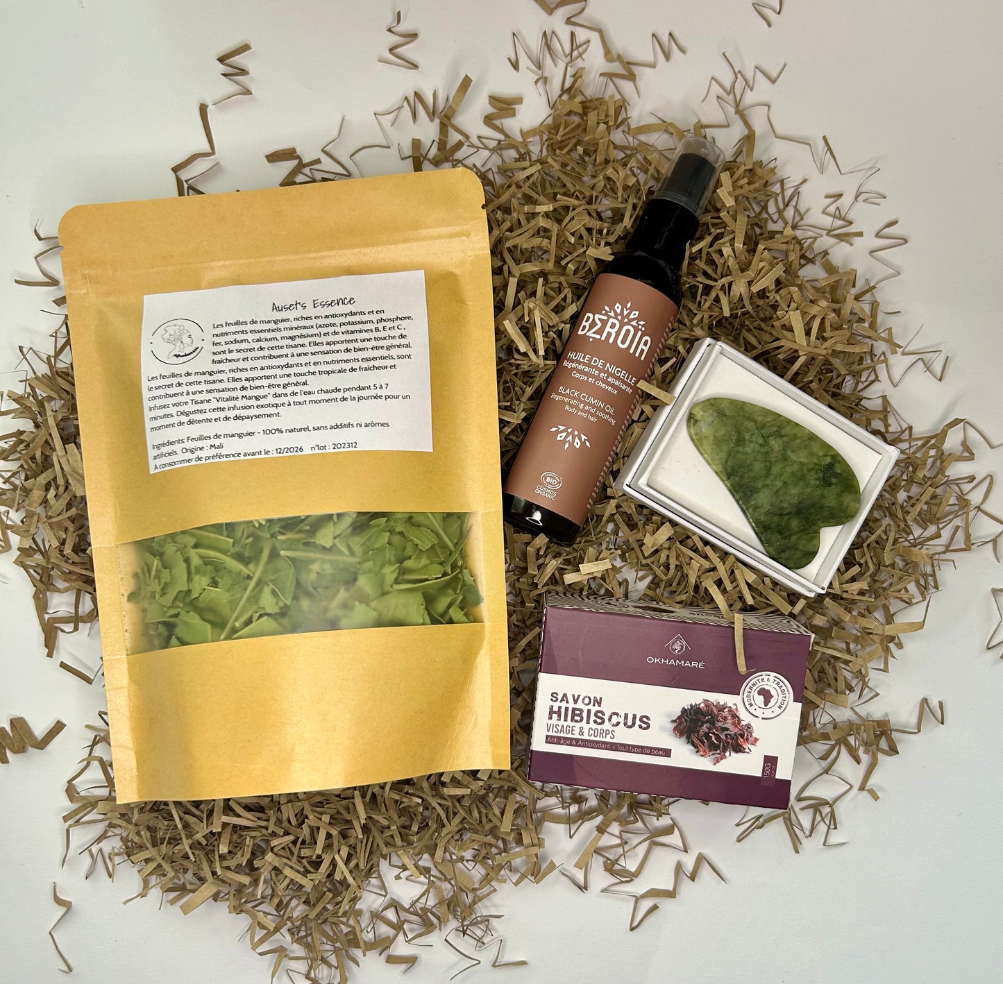 Coffret Fête des Mères huile, savon, tisane et massage face
