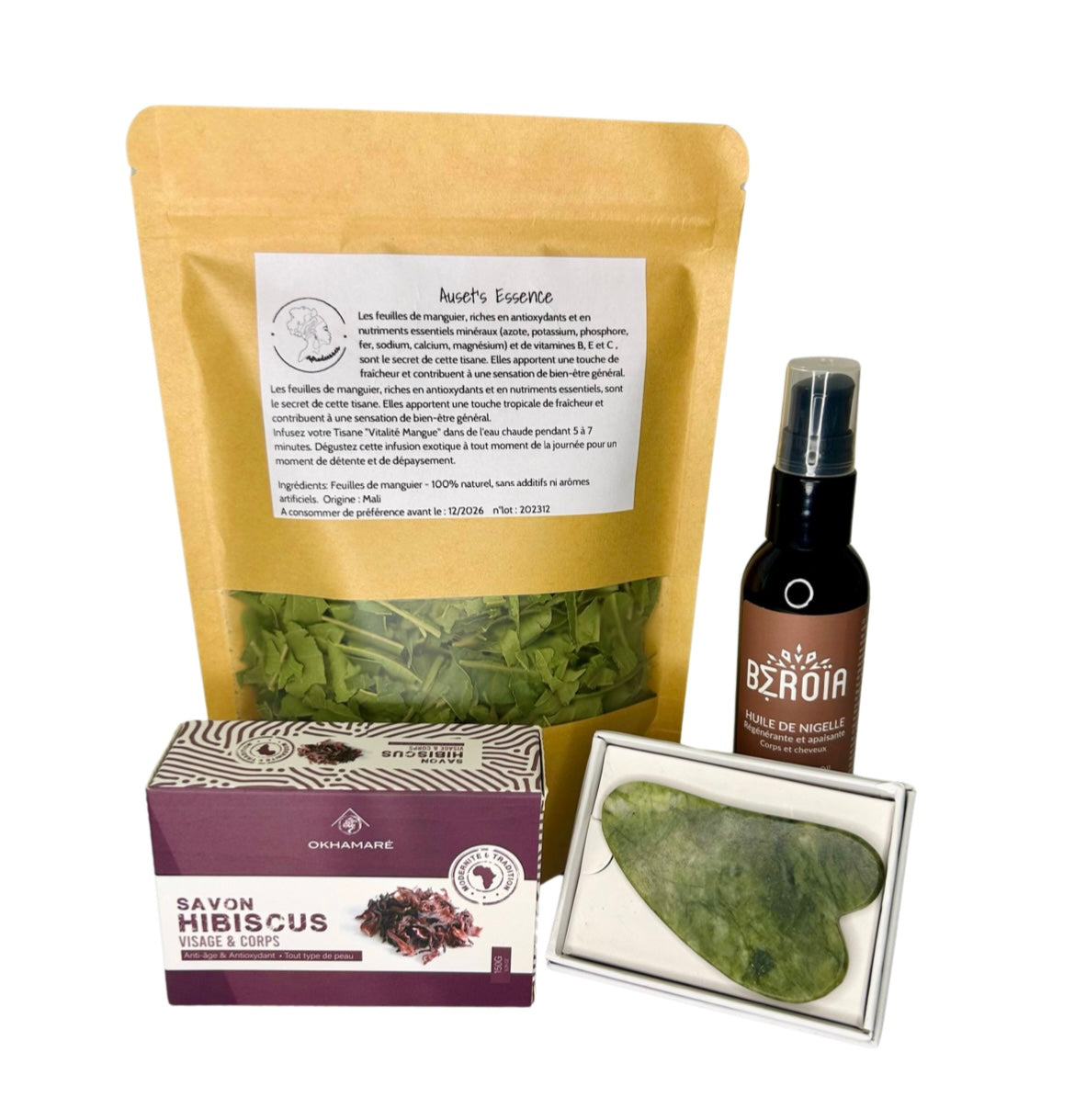 Coffret Fête des Mères huile, savon, tisane et massage face