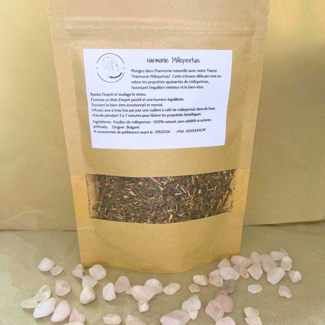 Tisane Harmonie Millepertuis – Équilibre et Bien-être Mental