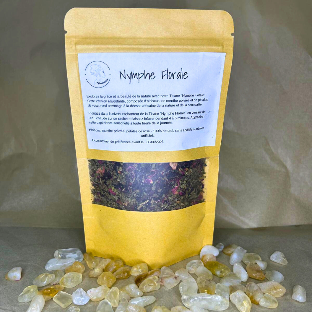 Tisane Nymphe Florale – Éveil des Sens, Sérénité et Sensualité