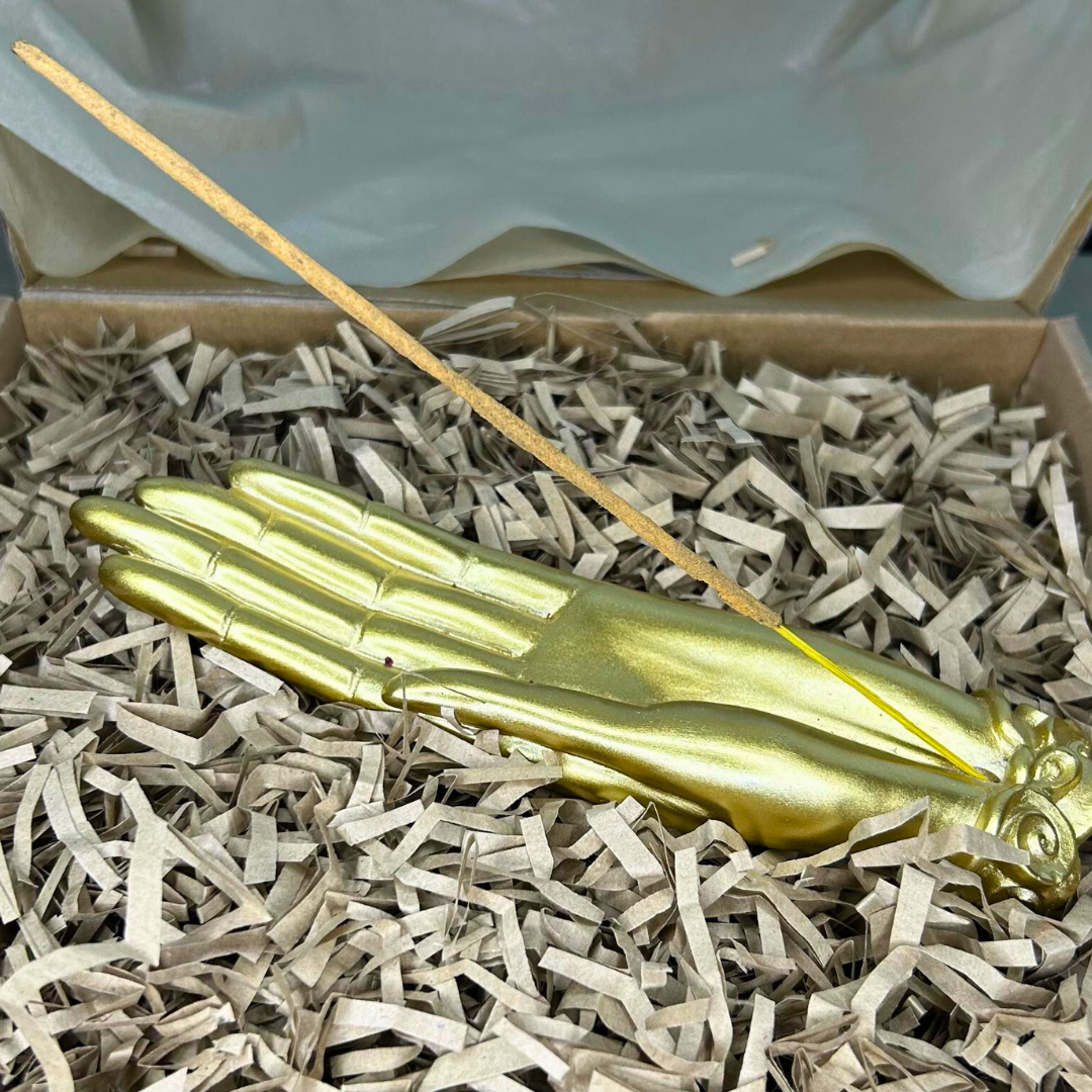 Coffret Fête des Mères bougie, pierre, porte encens et encens