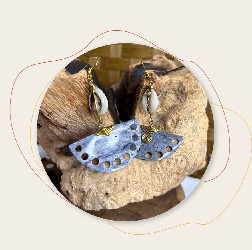 Tilali - Boucles d'oreilles Olokun