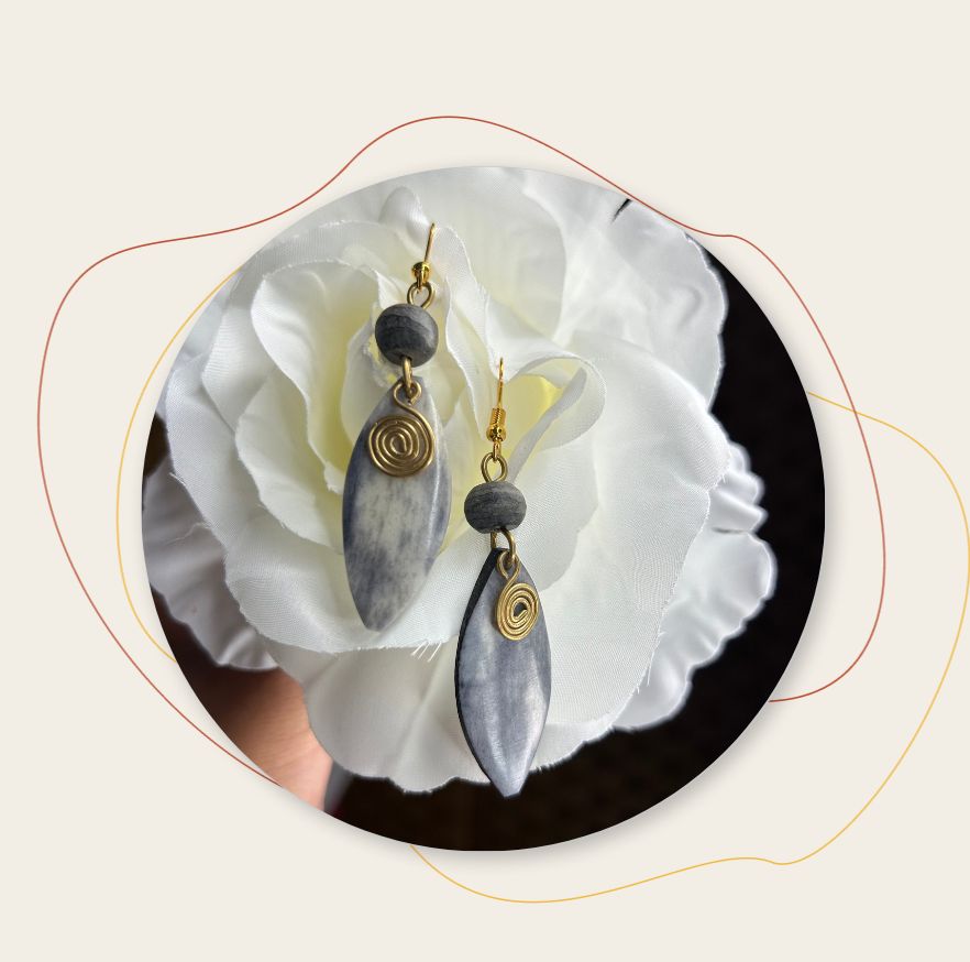 Tilali - Boucles d'oreilles africaines Yemaya