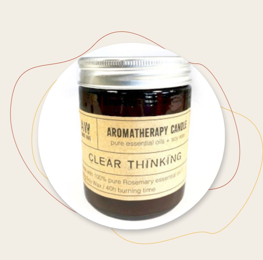 Bougie Aromathérapie 200g - Pensées Claires