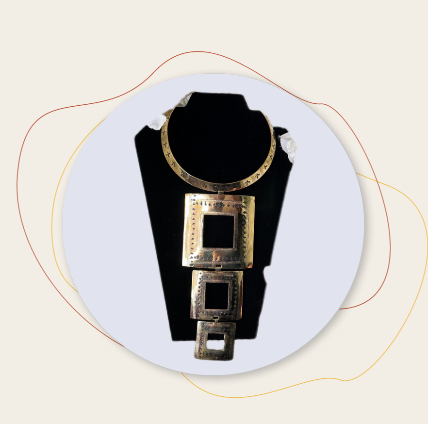 Tilali - Collier Africain Doré