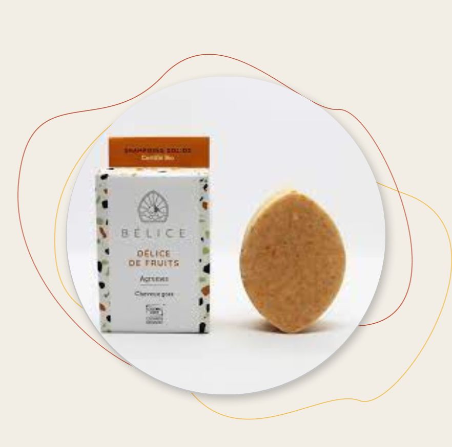 Shampoing solide Délice de Fruits Agrumes Bélice