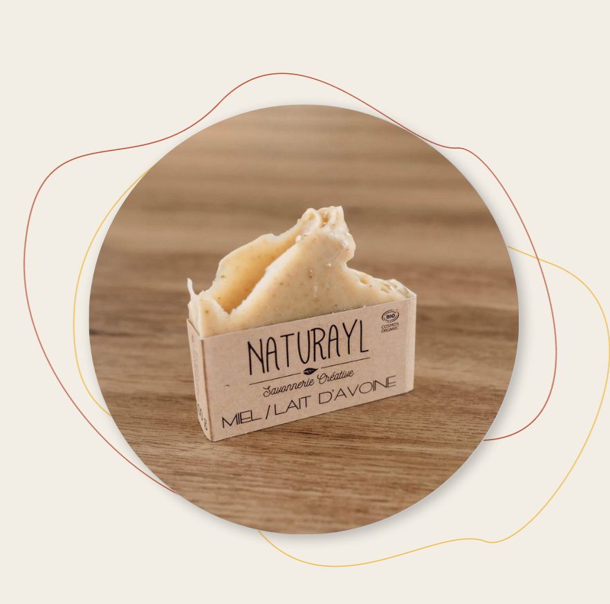 Savon Lait d'avoine/Miel