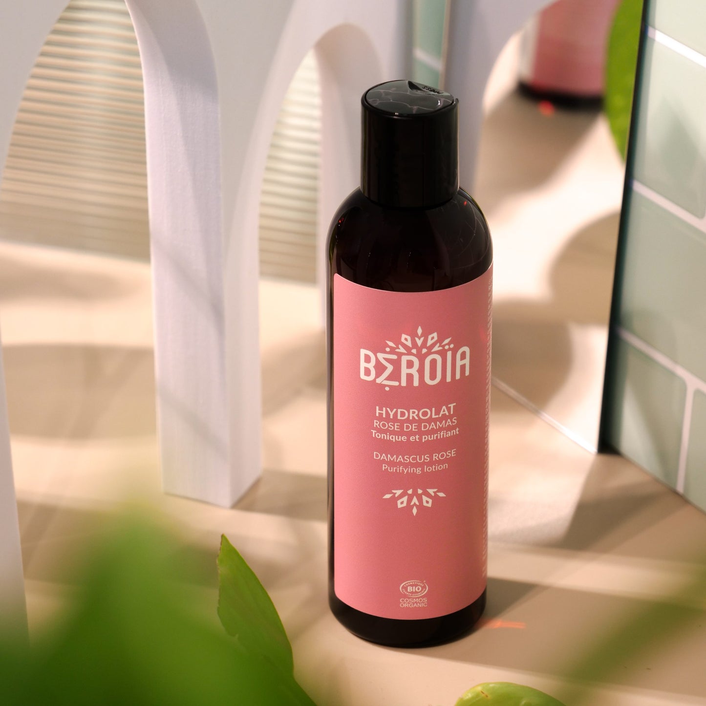 Eau de Rose de Damas - Hydrolat Beroia ecocert- tonique et purifiant