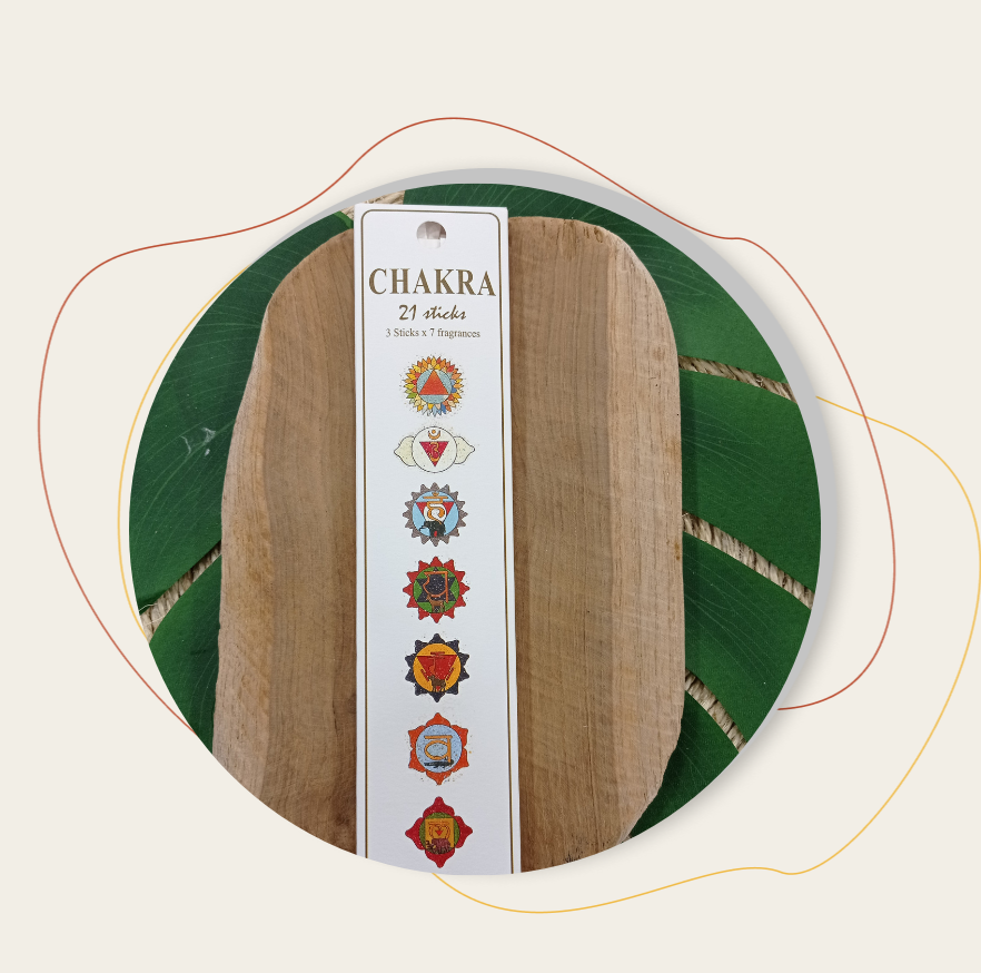 Encens naturel chakra fieur d'orient