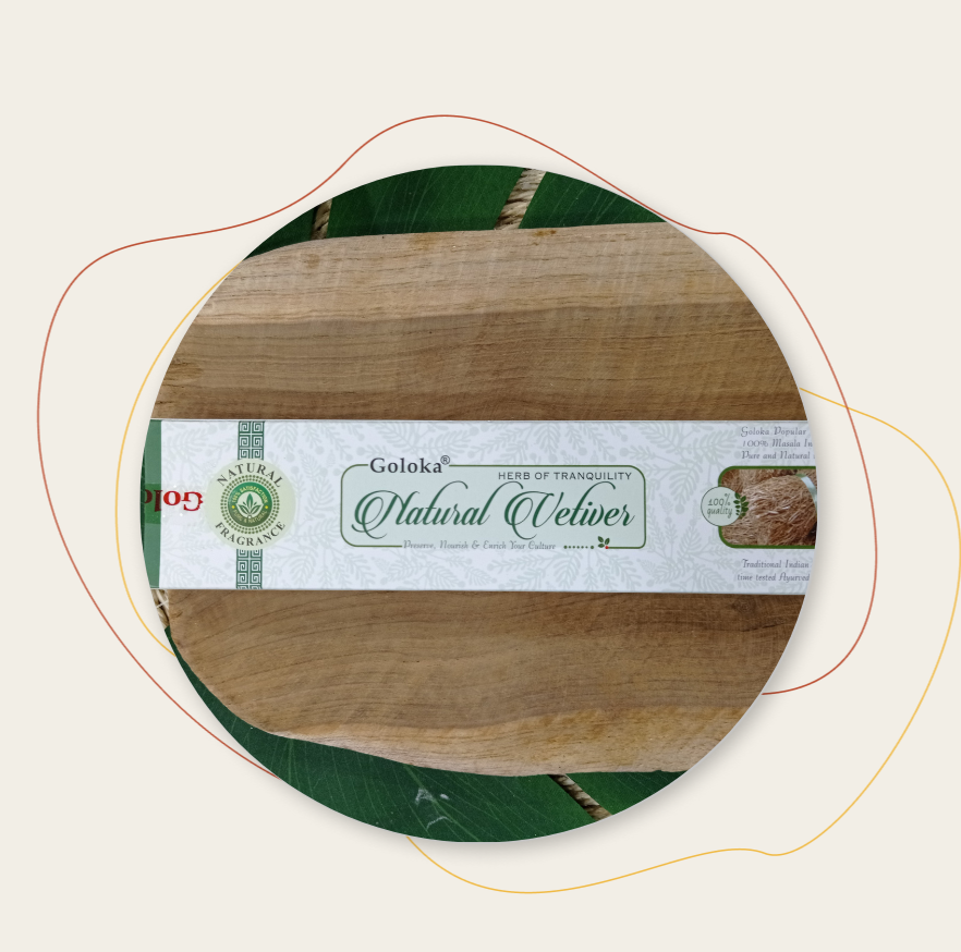 Encens naturel vétiver goloka