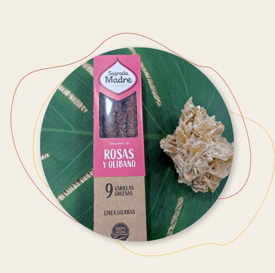 Encens rose et naturel palo santo sagrada madre