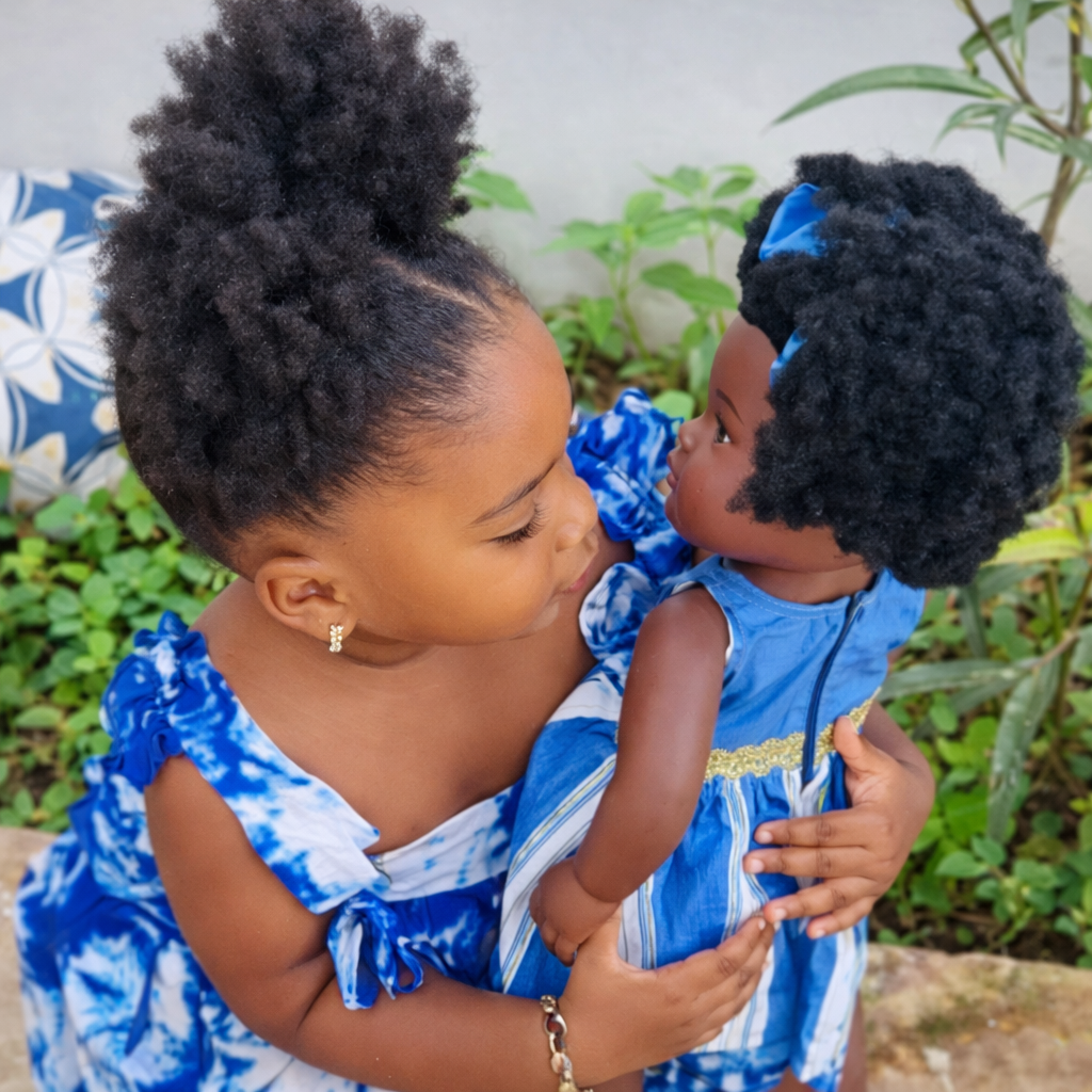 POupee noire afro inclusive representation