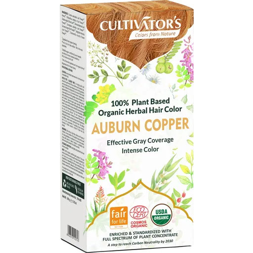 Coloration naturel - Teinture Capillaire Auburn Copper - Cultivators