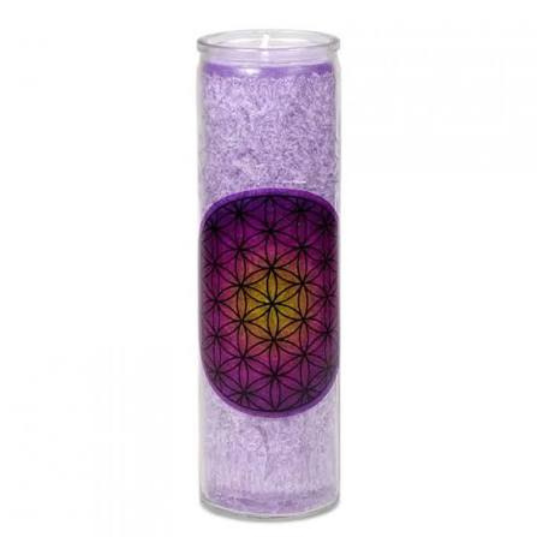 Bougie Fleur de Vie - Yogi, Yogini Naturals - 100h