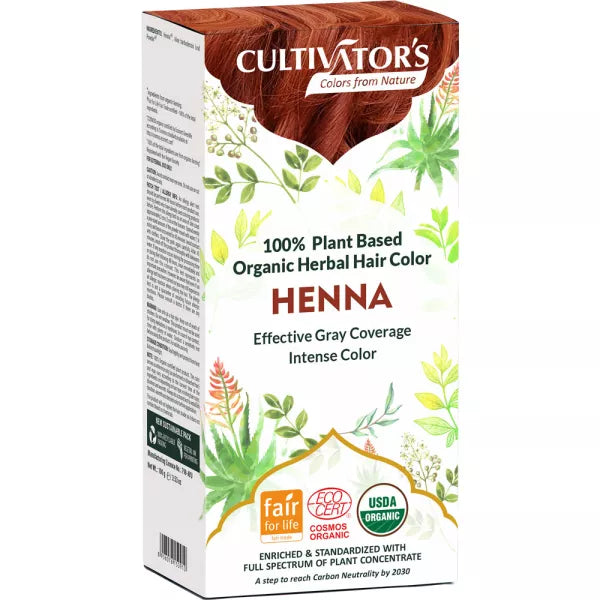 Coloration naturel - Teinture Capillaire  Henna - Cultivators