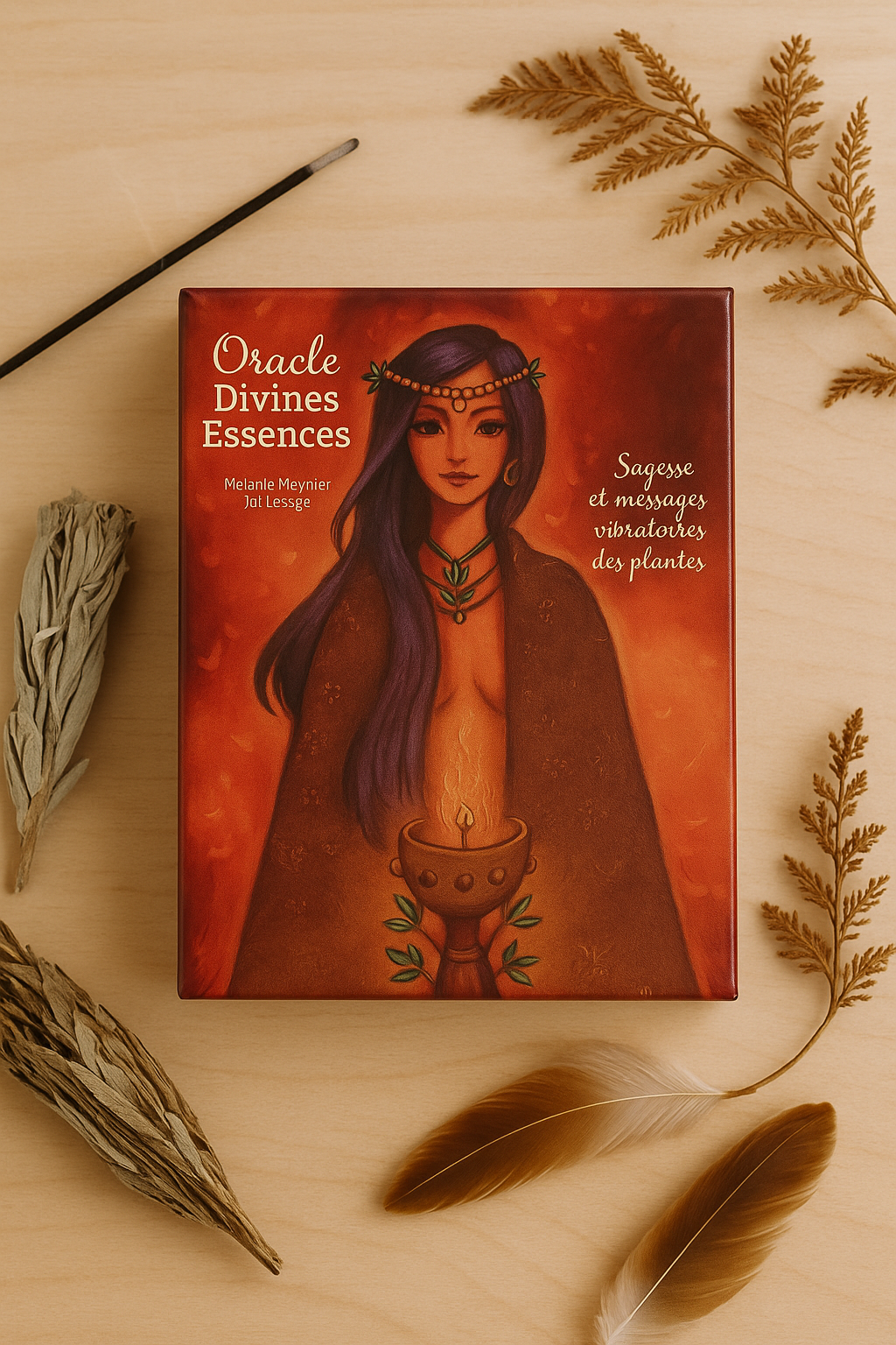 🌿 Divines Essences – Oracle Féminin Intuitif et Vibratoire