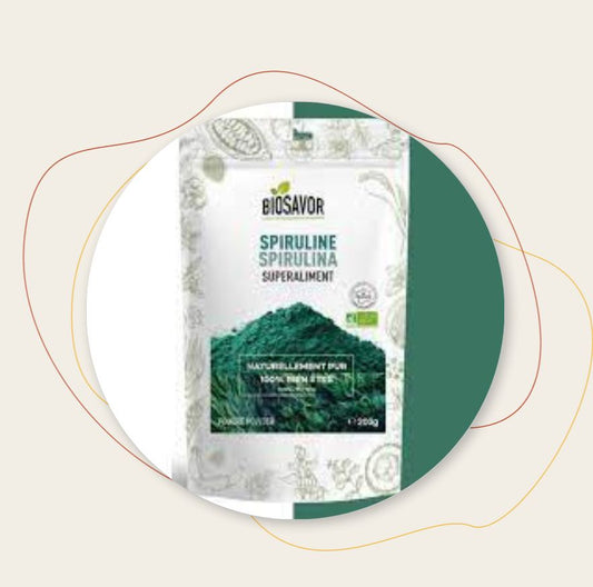 Poudre de Spiruline Biosavoir