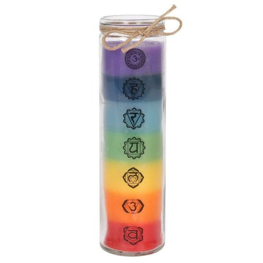 Bougie 7 Chakras – Équilibre et Harmonie Énergétique