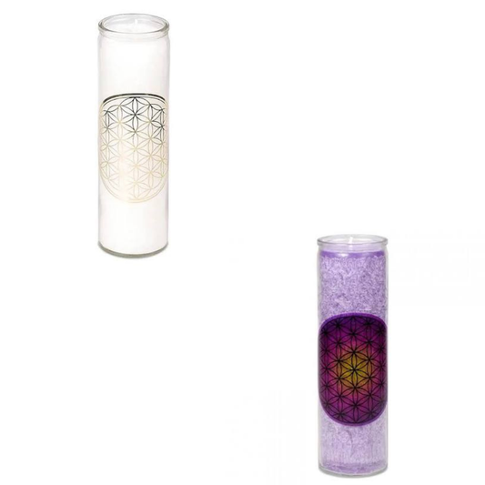 Bougie Fleur de Vie - Yogi, Yogini Naturals - 100h